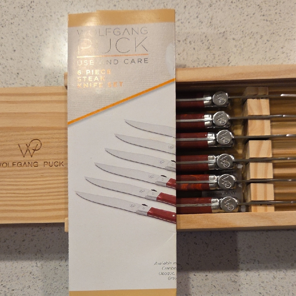 Wolfgang Puck 6-Piece Steak Knife Set